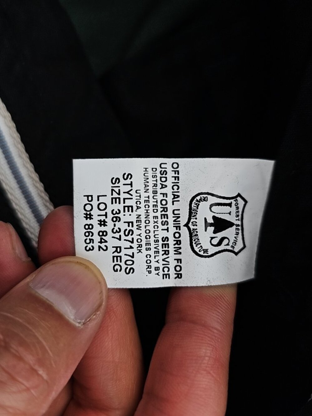 USDA Forest Service Official Uniform Cargo Pants - Picture 3 of 5